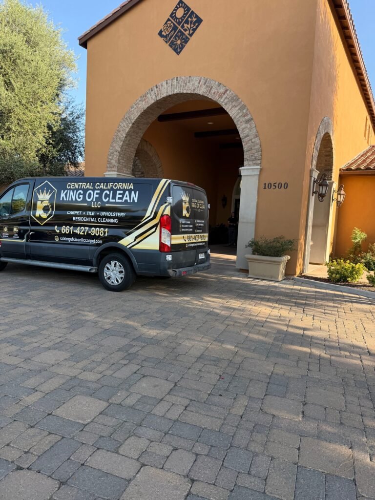 Central California King of Clean LLC van at Four Seasons at Bakersfield in City in the Hills.